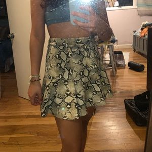 Zara snake skort